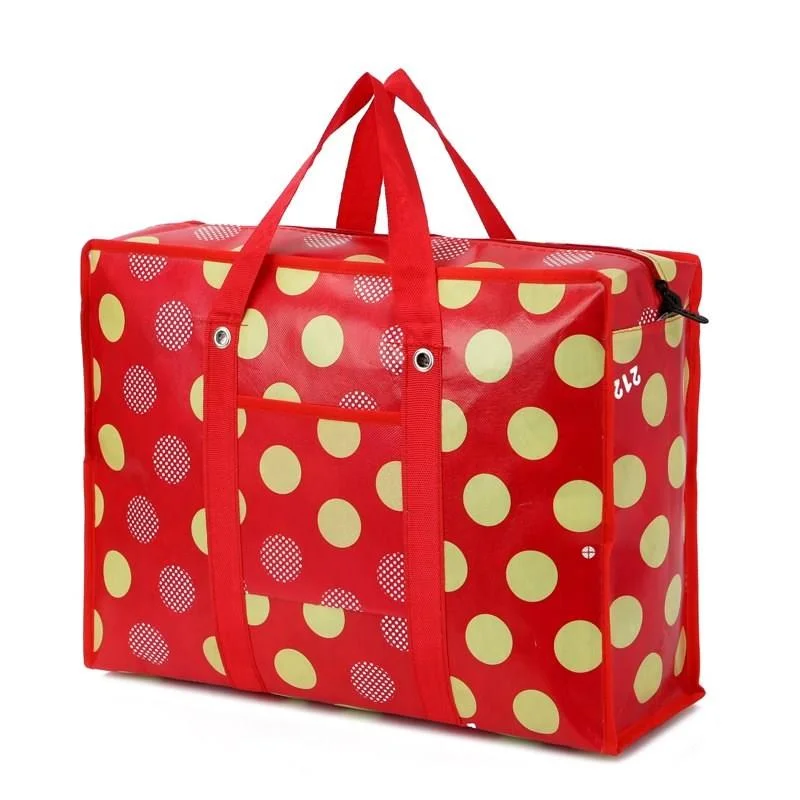 

Custom Promotional Reusable PP Laminated Non Woven Shopping Tote Bag With Zip, Black