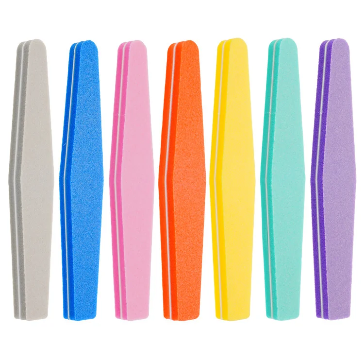 

Manicure Pedicure Art Tools Custom Logo Double-Sided Reusable Eva Nail File Small Set 180 100 Grit Nail File