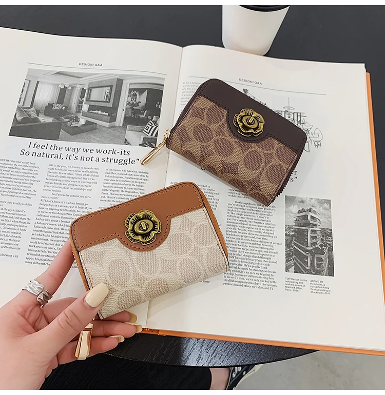 

High Quality New Fashion Custom Card Bag Good Design PU Leather Wallet Purse Wholesale Designer Wallets For Man and Woman