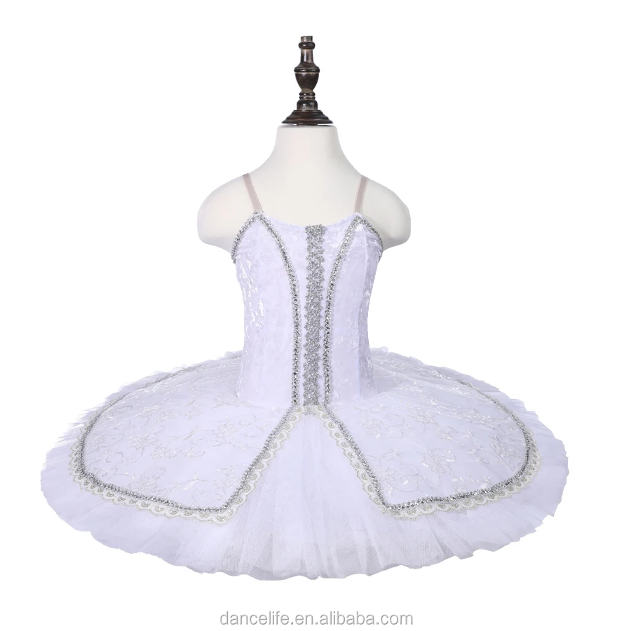 

CP051 Ballet Pancake Tutu Dance Costume for Girls handmade tutu Dance Swan Lake Professional Tutu, White