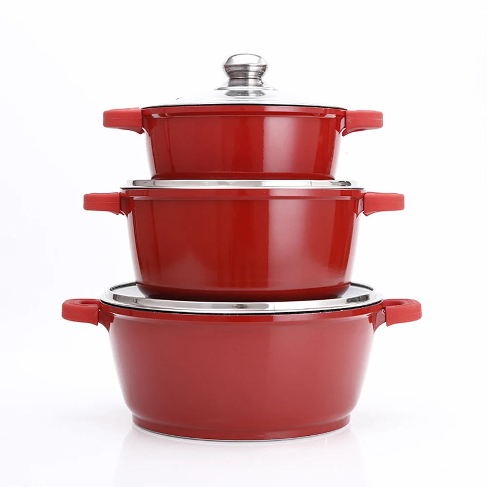 

Pots For Cooking Set Nonstick Cookware Sets Soup Pot Aluminum Cookware