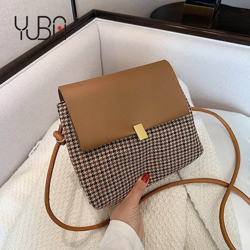 

New 2021 fashion web celebrity one-shoulder slanting cross-bag Korean PU box children bag small square bagDesigner
