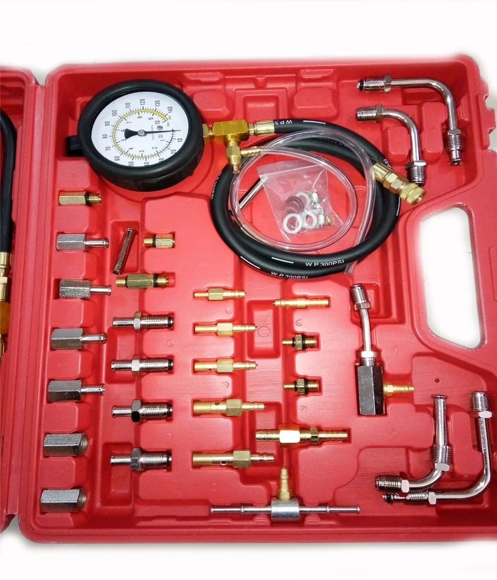 Universal Automotive Tu 443 Deluxe Manometer Fuel Pressure Gauge Engine Testing Kit Fuel 6030