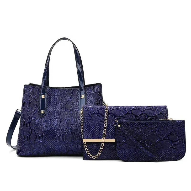 

Fashion Bags Crossbody Shoulder Pu Luxury Women Large 3 Piece Womens Tote Bag Set