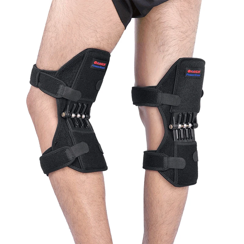 

Support direct sales of customized manufacturers elastic knee brace support booster, Black