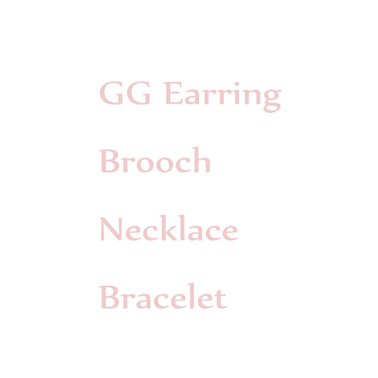

Fashion Brand Jewelry C Diamond Earrings Stud letter Double CC Earrings