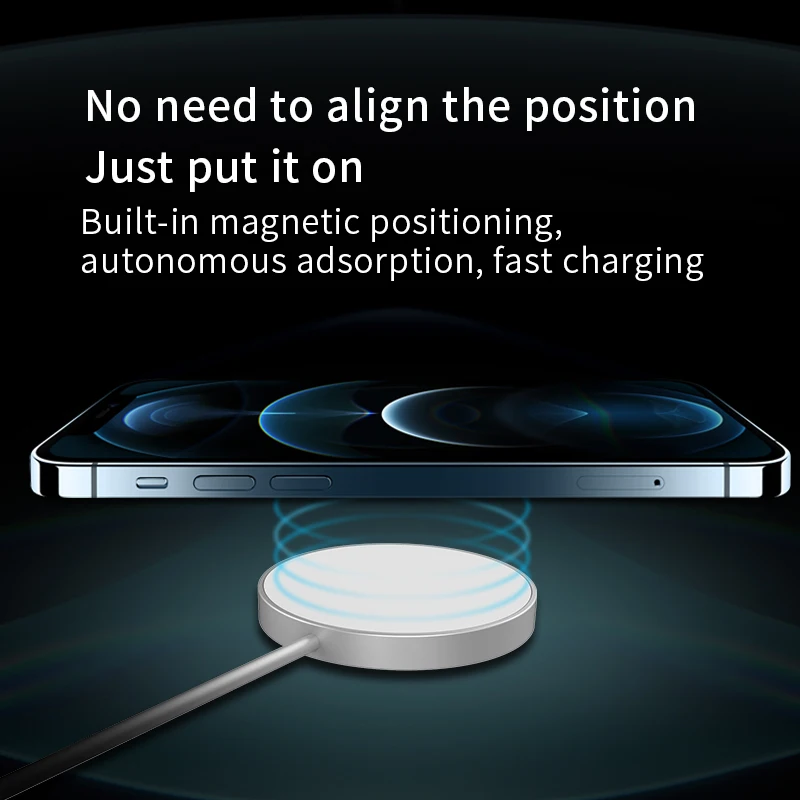 
Magnetic Wireless Charger Magnet Charger For Magsafe For iPhone 12 For iPhone 