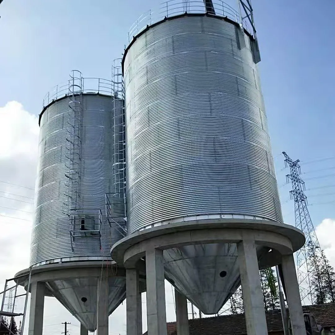 Small Metal Grain Silos Galvanized Corrugated Steel Grain Silo Prices