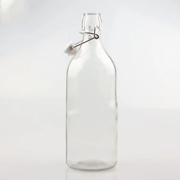 

1000ml fat round botellas de agua cold coffee in bottle swing coffee bottle, Clear