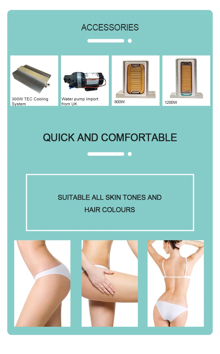 Laser hair removal machine