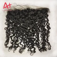 

Hot Sale Virgin Hair Hd Lace Frontal 13*4 Thin Invisible Cambodian Soft Kinky Curly Frontals Human Hair Pre Plucked