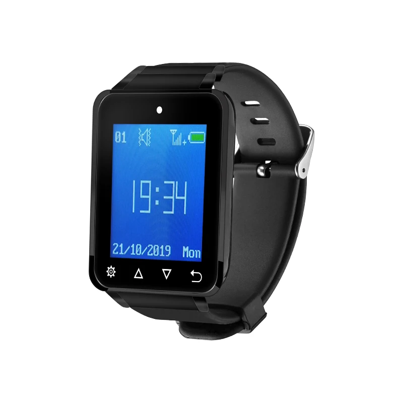 

Smart watch receiver convenient to carry pager, Black