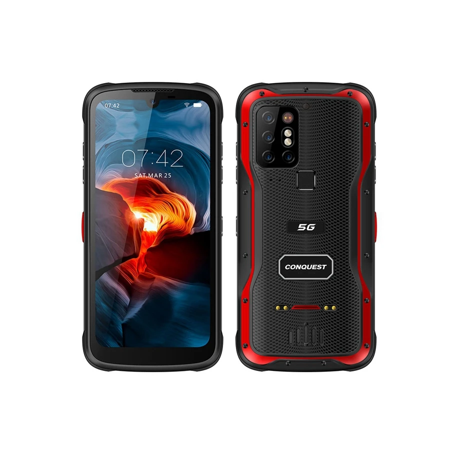 

Conquest S20 PoC radio 8GB+128GB/256GB waterproof IP68 NFC IR night vision 5G rugged Android 11 mobile smartphones cell phones
