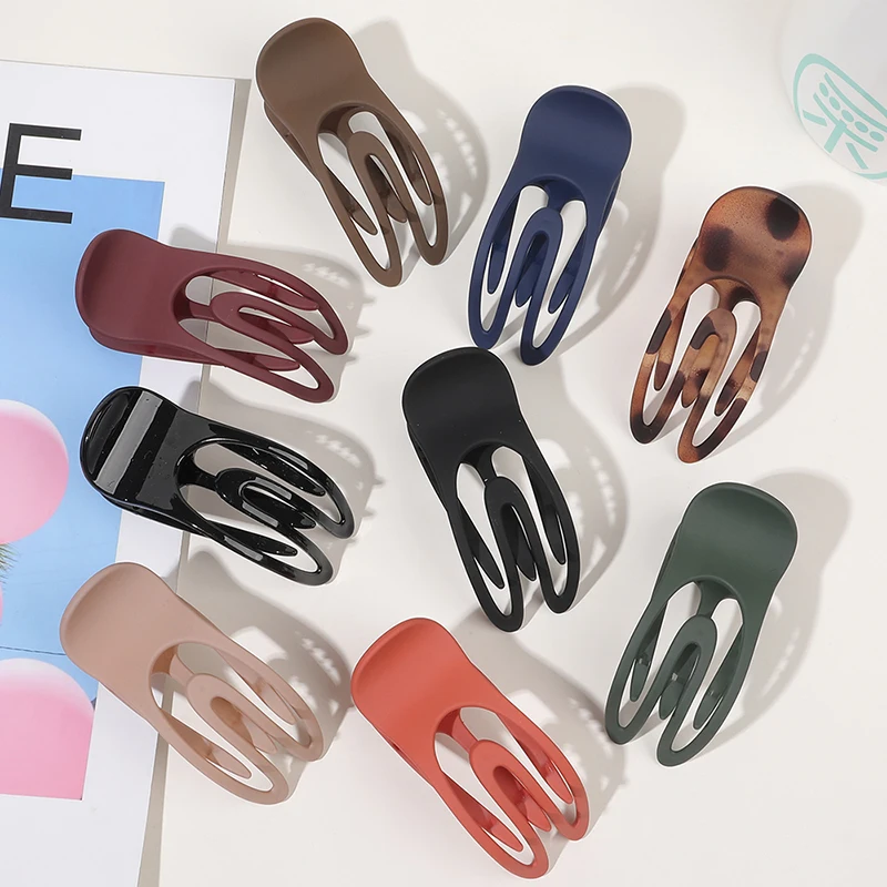 

Wholesale Simple hair clip concave plate shark clip for women hair accessories