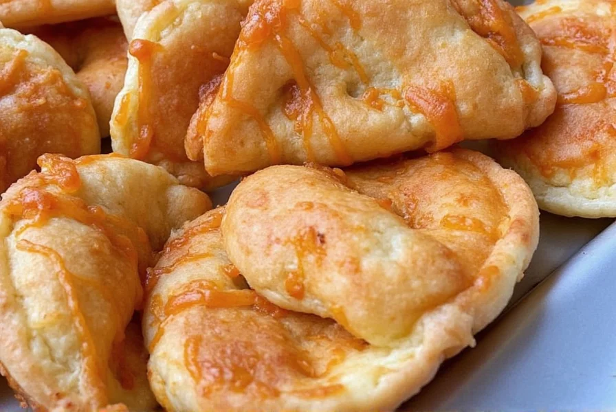 Step-by-step photos of making sopapillas at home