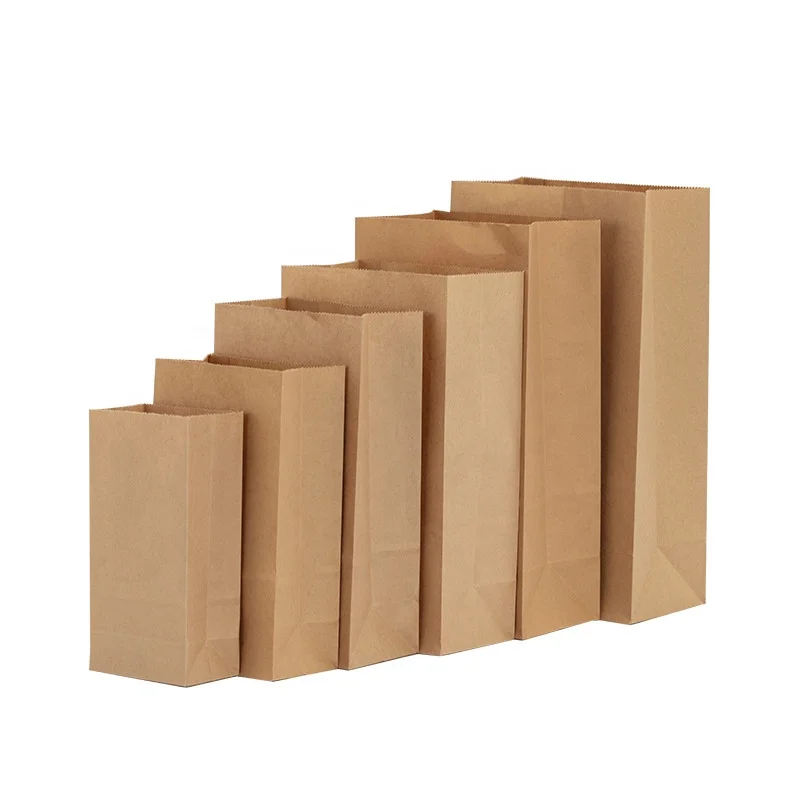 

Craft Stand Up Wholesale Handle Carry With Your Own Logo Kraft Paper Brown Paper Bag