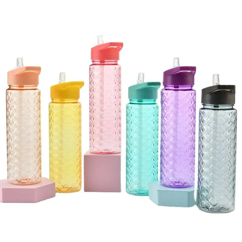 

700 ml sport water bottle custom logo easy taken eco-friendly plastic tumbler