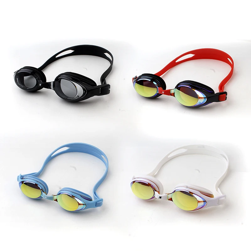 

2020 New Design Anti-fog UV-protection Mirrored Coating Racing Training wholesale Swimming Goggles