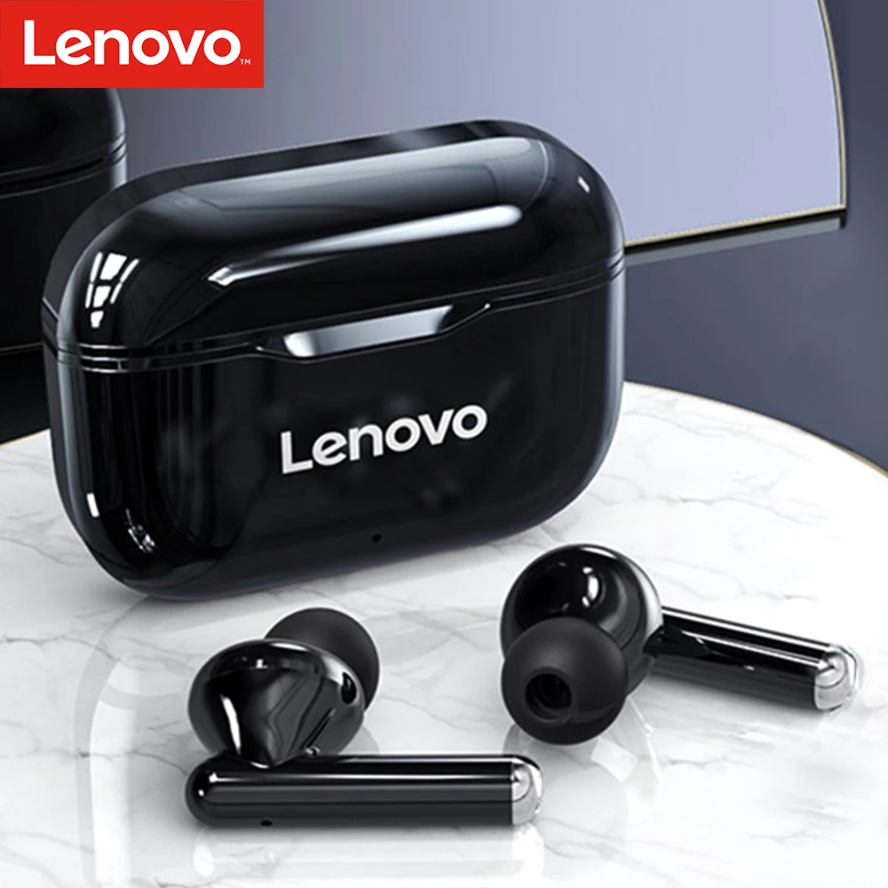 

Original Lenovo New LP1 TWS Earphone Wireless Headset Stereo Earbuds HiFi Music With Mic Noise reduction HD Call LP1S Earbuds