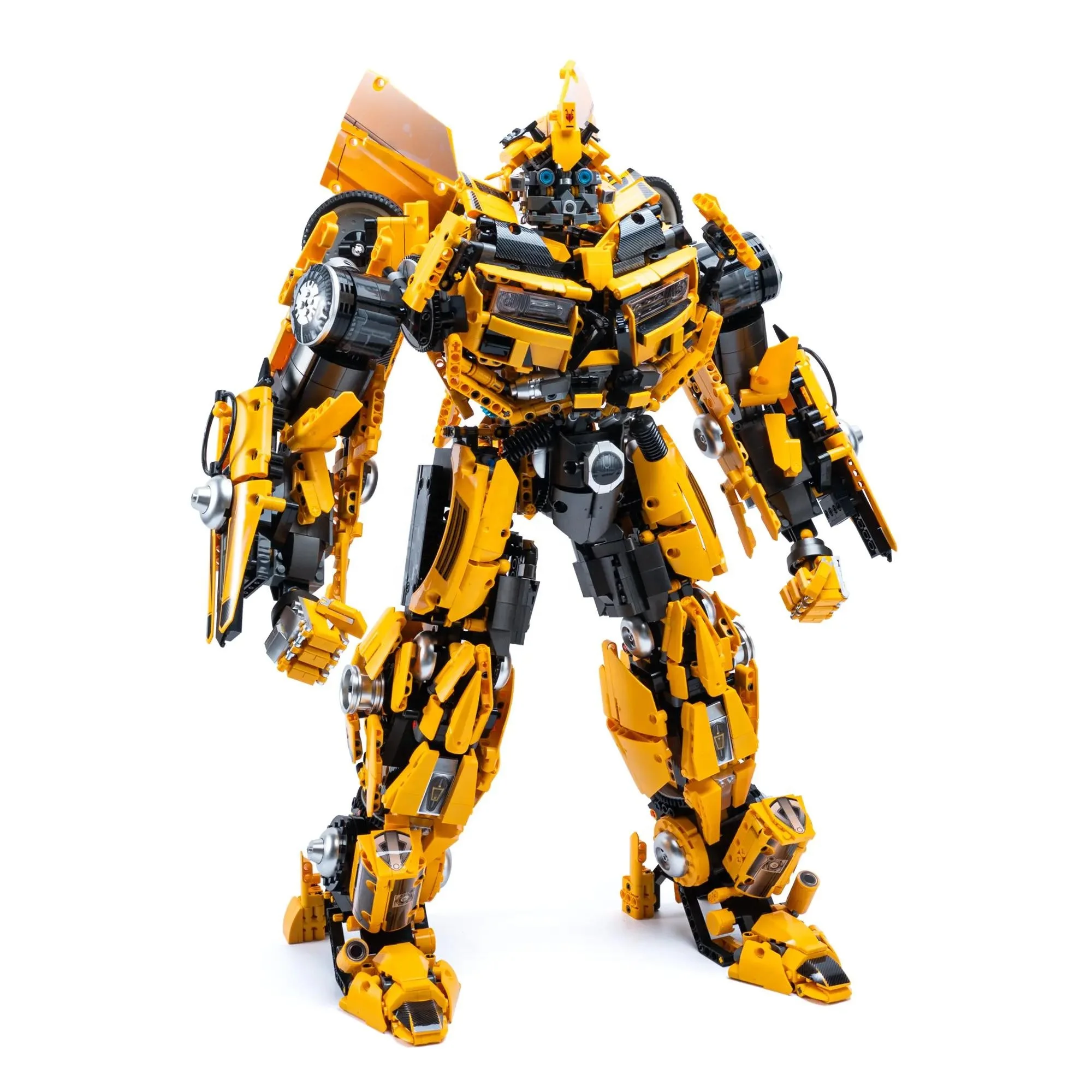 

V5007 compatible legoings Yellow Super Transformation Giant Robot Building Blocks Bricks Toys Kids Christmas Gifts 5692pcs/set