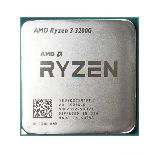 

For R3 3200G R3 3200G 3.6 GHz Quad-Core Quad-Thread 65W CPU Processor L3=4M YD3400C5M4MFH Socket AM4 Used