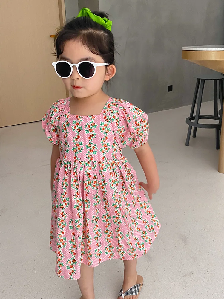 New Adorable Birthday Dress 2 Year Old Girl Clothes Kids Summer Flower