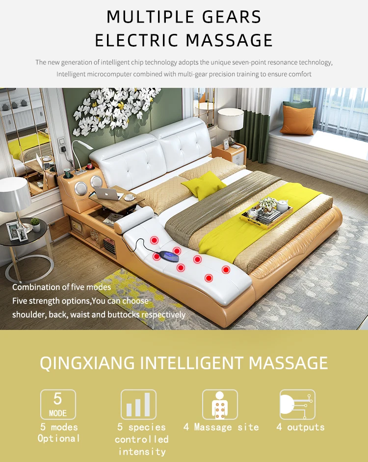 Smart Muscle Circulation Intelligent Spa Bed Back Vibrating Massage