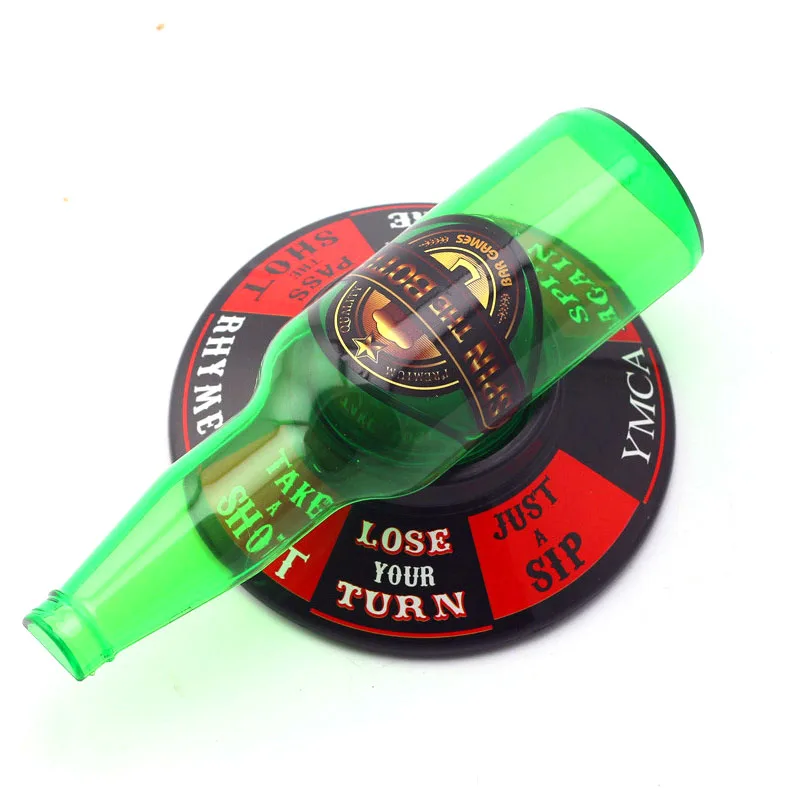 

popular party game Rotate Spin the bottle Roulette Gambling drinking game