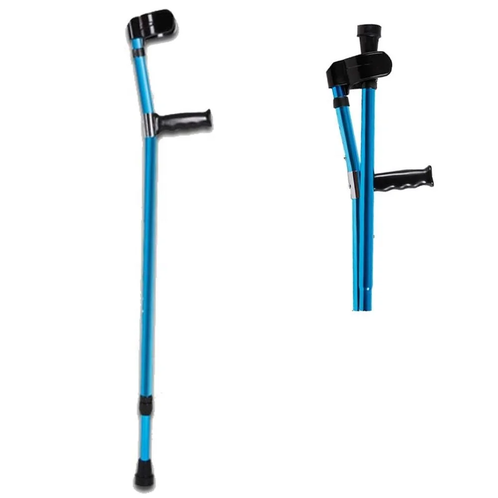 Adjustable And Foldable Aluminum Elbow Crutches For Men And Women - Buy ...