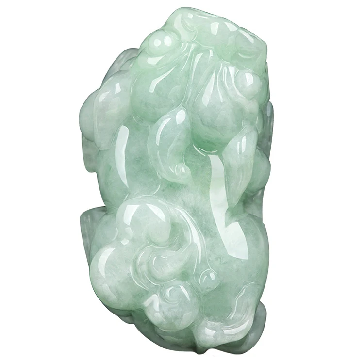 

Certified Grade A Natural Burma Jade Pixiu Pendant Ice Jade Transport Piqiu Male And Female Pendant Jade Wholesale