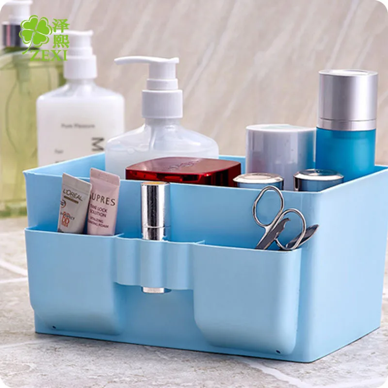 

Nice Quality Plastic Cheapest Makeup Office Sundries Storage Box, Colors