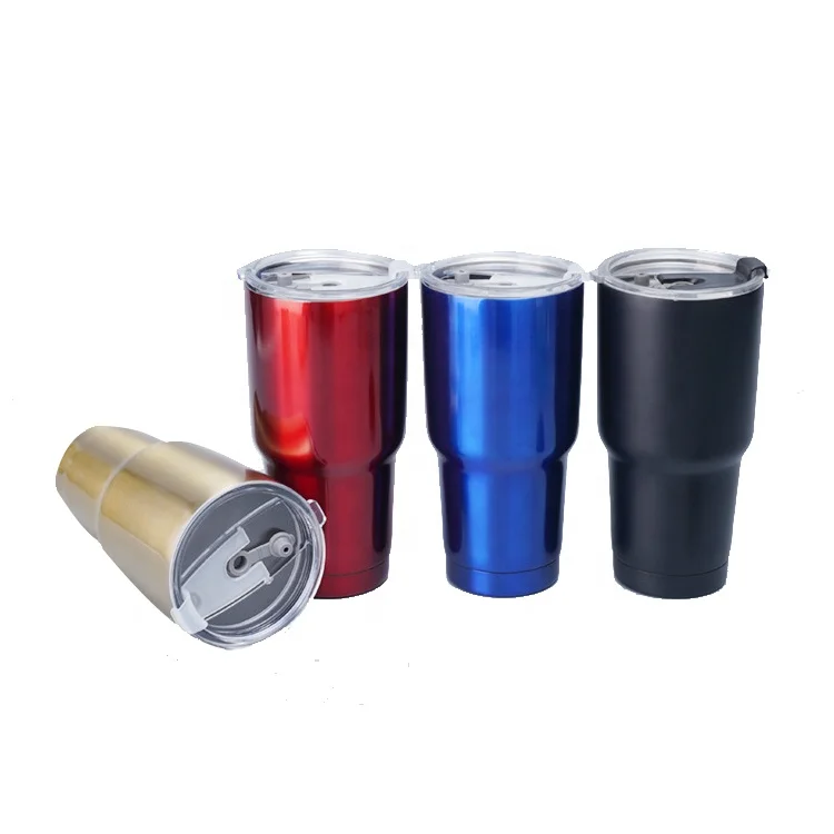 

30 oz Stainless Steel Tumbler Insulated Coffee Travel Mug with Lids , available 2 Straws, Pipe Brush,Handle, Red,blue,pink,black, white,golden,sliver
