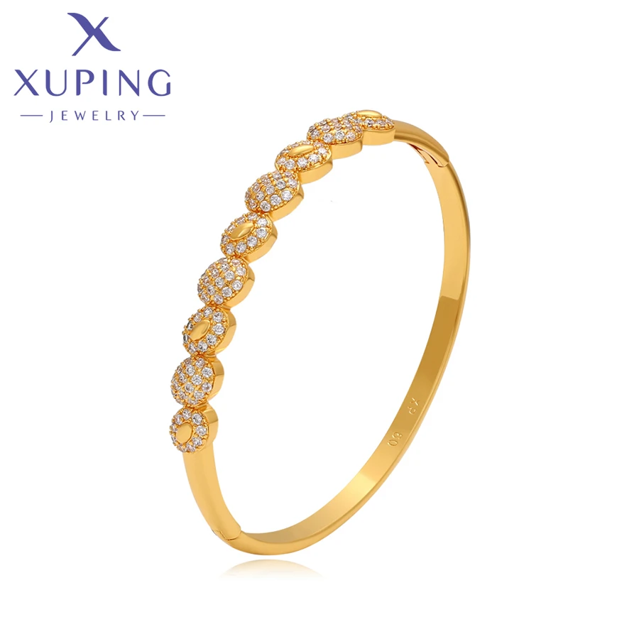 

X000774640 Xuping Jewelry fashion bangle 24K gold color trendy special charming exquisite Valentine's Day Gift bangle