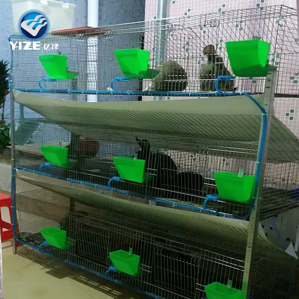 Hot Sale 24 Doors Industrial Rabbit Cages / Rabbit Cages For Sale Stack