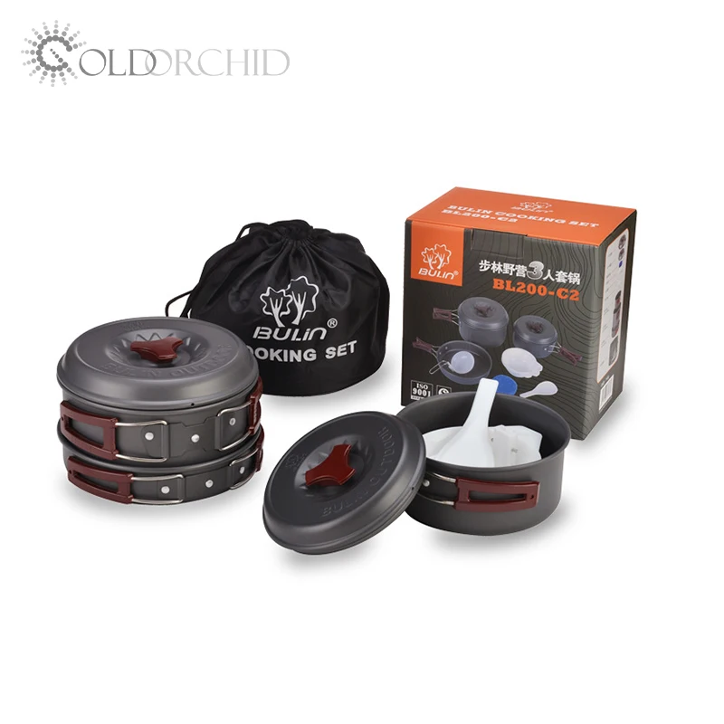 

Best quality camping cooking set mountaineering camping cooking utensils set picnic cookware