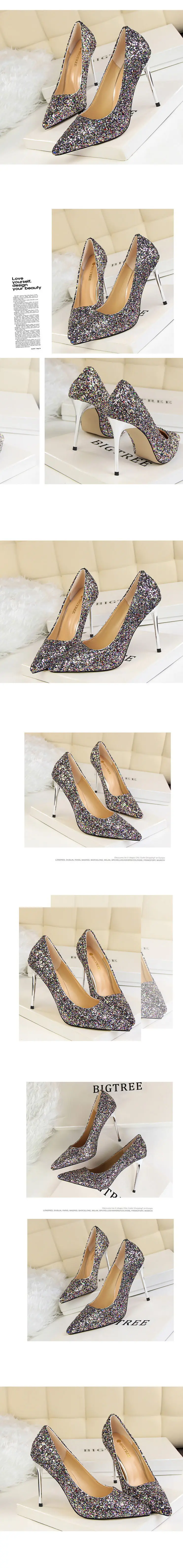 US$16.67-Women Pumps High Heels Black Leather Pointed Toe Stiletto Shoes  Woman Wedding Shoes Ladies Plus Big Size 11 12 13 Pump-Description