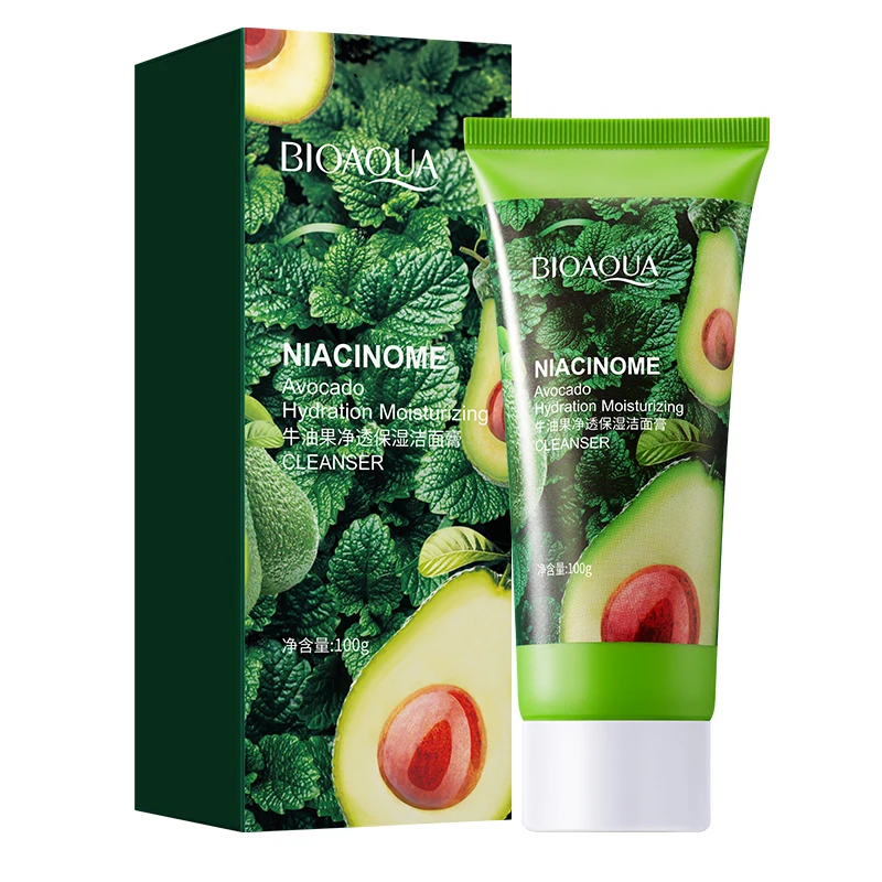 

BIOAQUA Avocado Natural Face Care Face Wash Acne Treatment Foam Facial Cleanser Organic