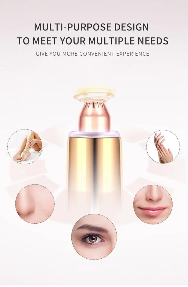 
Private Label Electric Hair Remover Pencil Thin Epilator Eyeliner Shaver Eyebrow Trimmer 