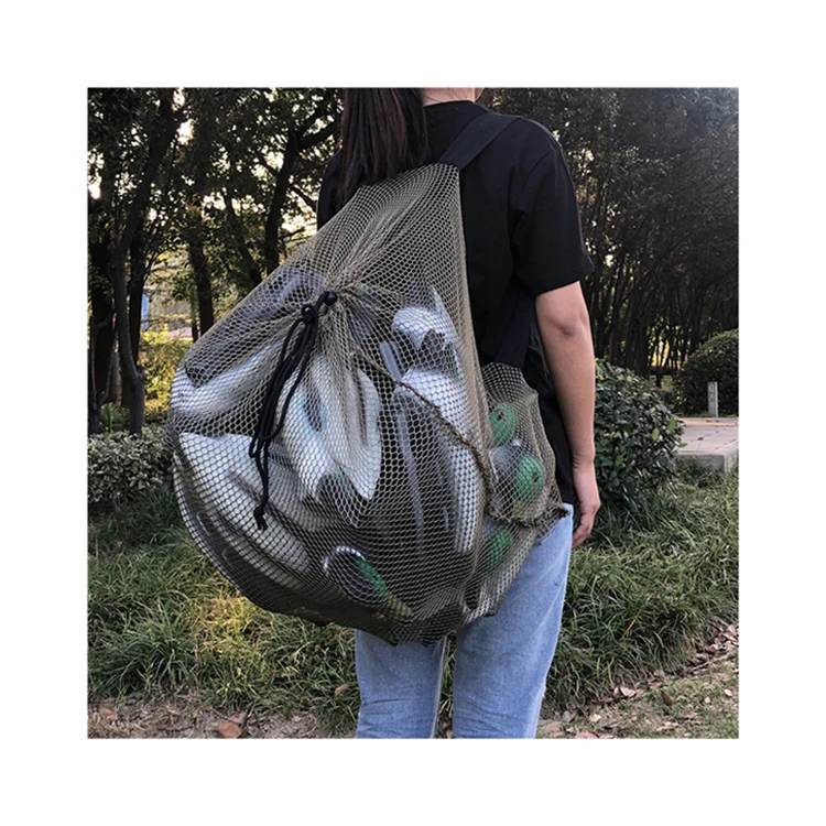 

Wholesale Large Capacity Breathable Durable Portable Mesh Decoy Bag for Outdoor Hunting, Army green