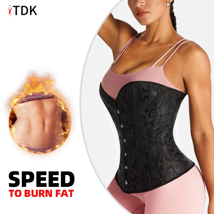 

2022 New Listing Women Lose Weight Corset Minceur Burning Sauna Sweat Slimmer Sexy Corset Bustier