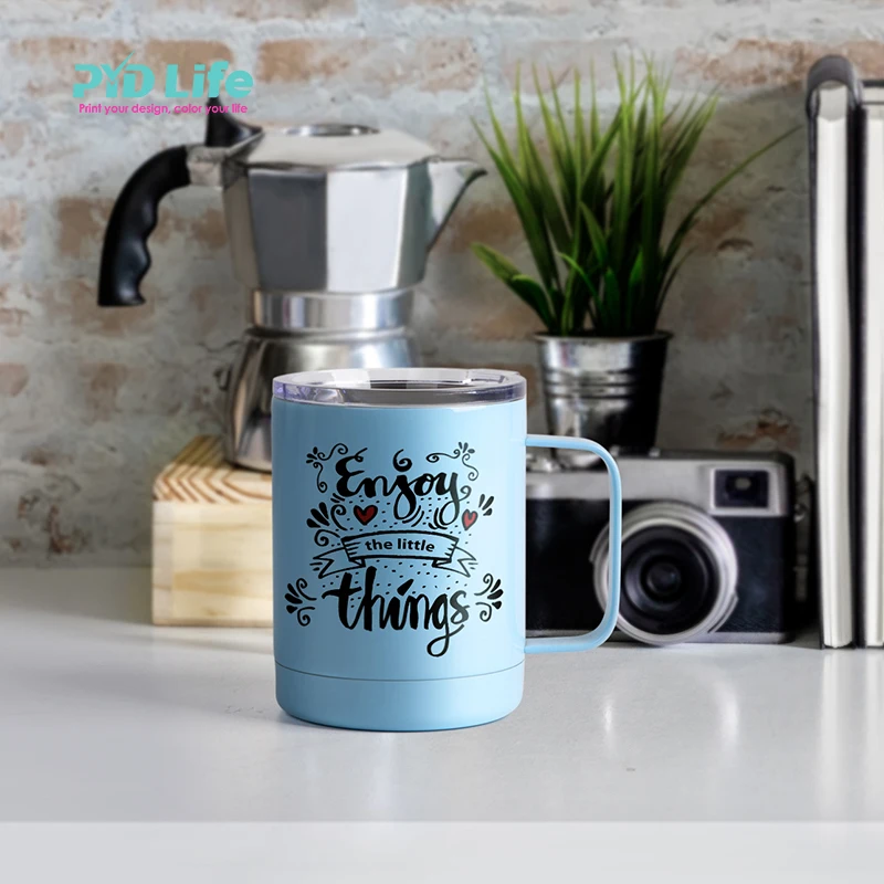 

March Expo 10 oz Stainless Steel Coffee Mug Office Coffee Mug Sublimation Print Mug Low MOQ In Stock