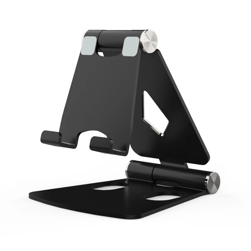 

Portable Folding Stand For Smartphone Cellphone Adjustable Metal Phone Holder Brackets Foldable Aluminium Alloy Phone Stand