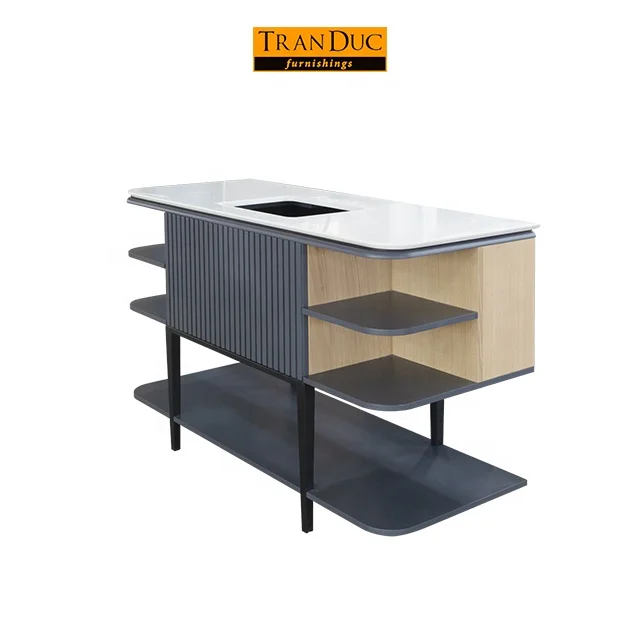 
hotel bathroom vanity with marble surface for luxury hotel furniture 5 star 