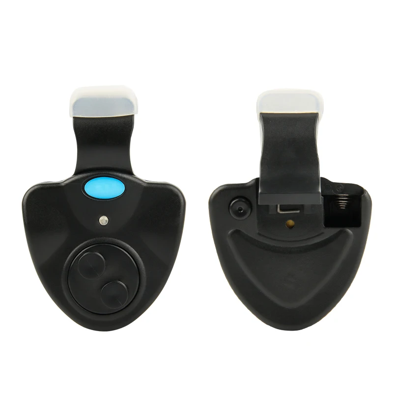 

Fishing Bite Alarm Electronic LED Light Clip-on Fish Bite Sound Alarm, Black