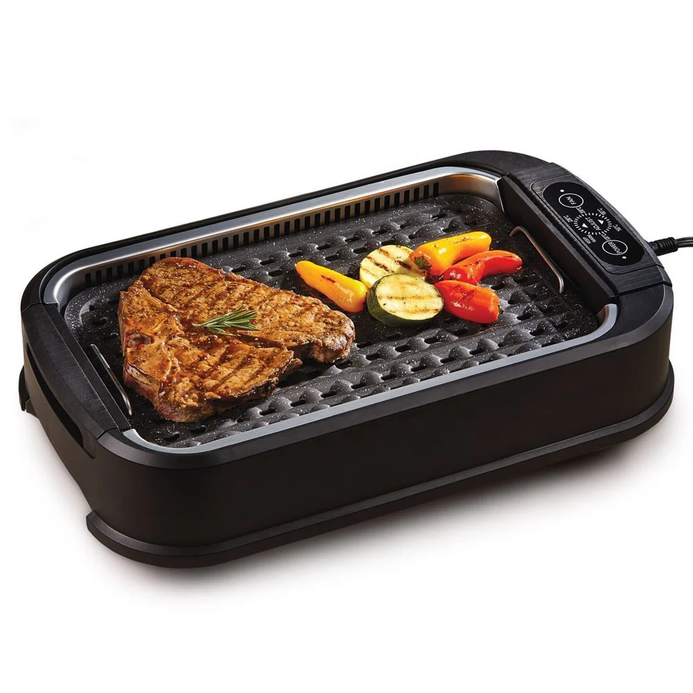 Multifunction Tabletop Electric Bbq Grill,Meat And Vegetable Barbecue