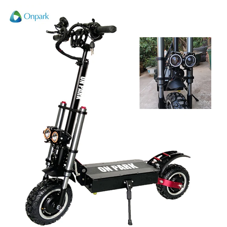 

11 inch 5600w most powerful dropshipping dual suspension electric scooter