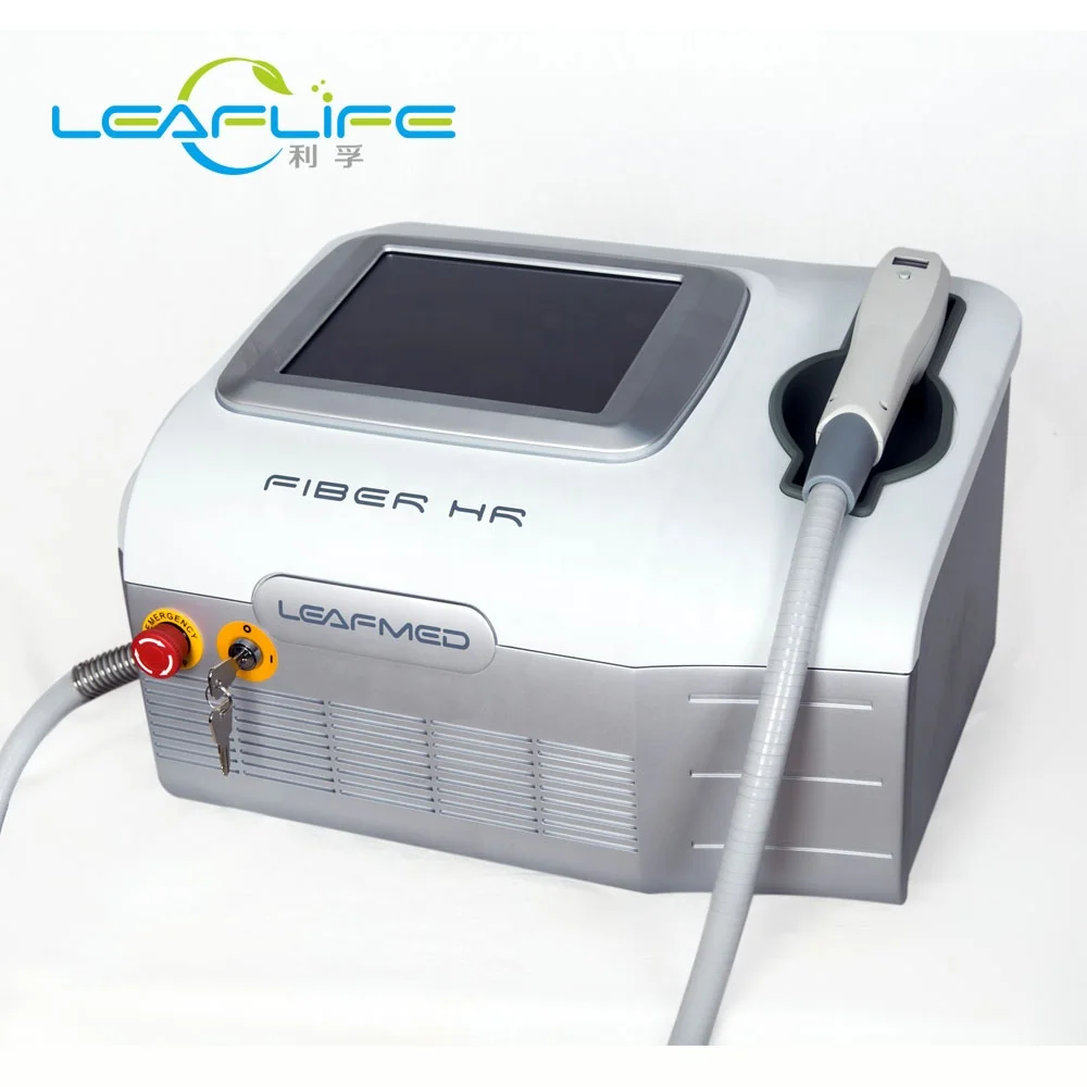 

High technology fiber coupled diode optic hair removal diode laser depilation machine, Grey