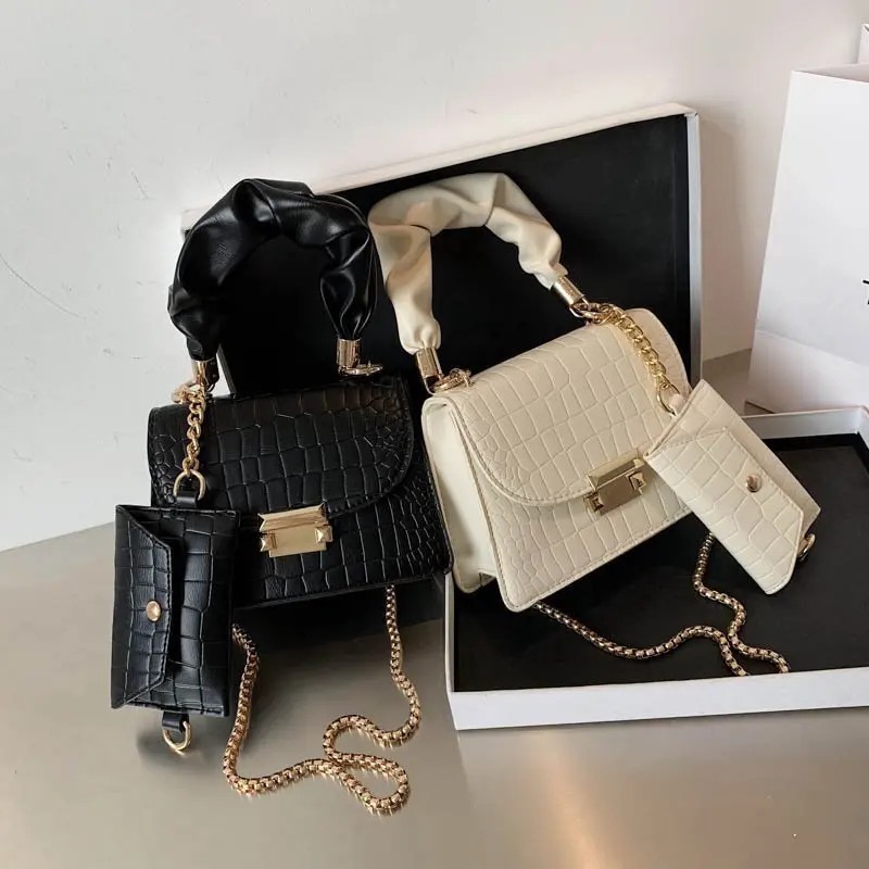 

Fashion Ins Chain Bag Shoulder Messenger Bags Handbags Coin Purse Set