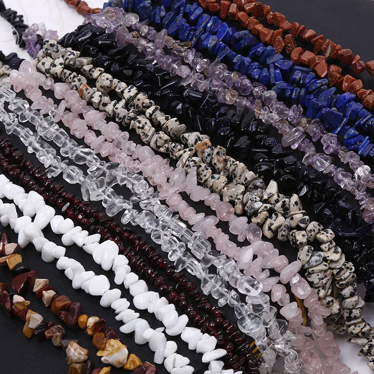 

XuQian 5mm~8mm Agates Turquolse Irregular Natural Stone Chip Beads for Jewelry Making, 33 kinds