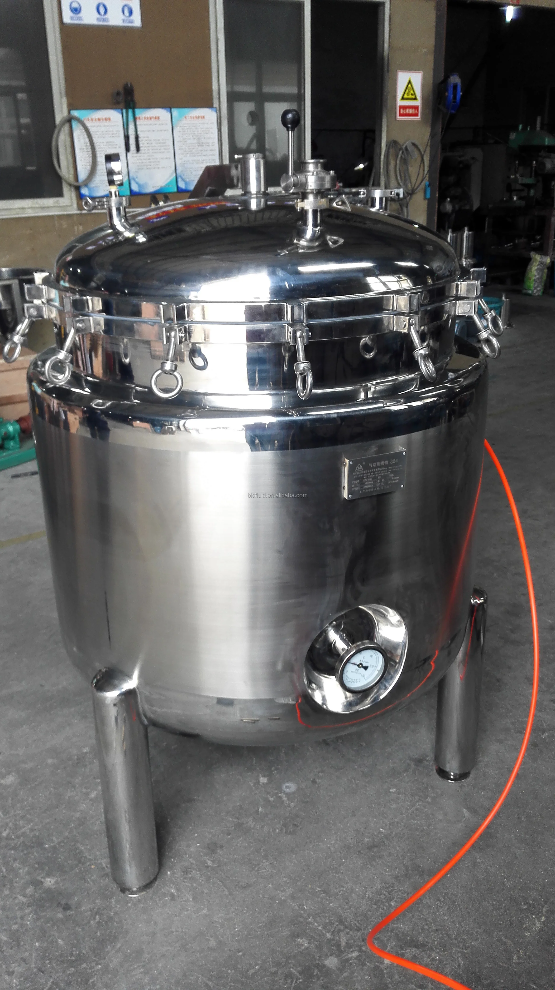 Custom 200L-800L High Pressure Cooking Pot Commercial Pressure Cooker  Industrial Electric Food Machine - China Pressure Cooker, Pressure Cooking  Pot